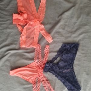 Victoria secret lot set panties L